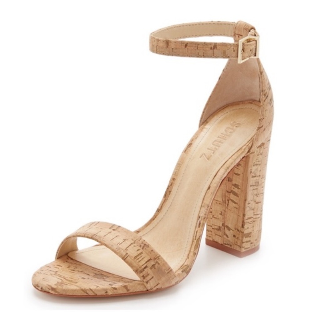 SCHULTZ Enida Corked High Heels Size 10 EUC